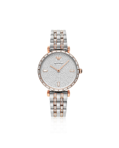 Emporio Armani 阿玛尼 满天星镶钻满钻轻奢女士石英表 - AR11293