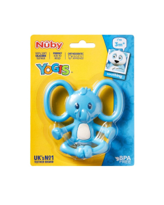 Nuby 努比 动物牙胶 蓝色大象