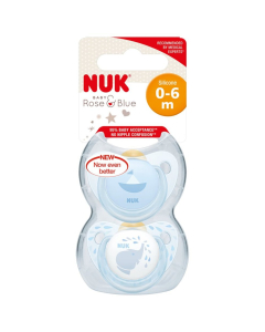 NUK - Twin Pack Of Latex Soothers in Blue