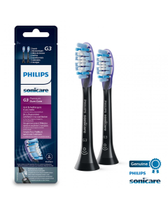 Philips飞利浦 Sonicare G3 黑色替换刷头HX9052/33 - 2支装
