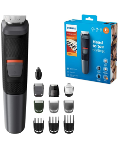 Philips 飞利浦 Multigroom Trimmer 11合1 造型器 美发造型+胡须造型+身体脱毛 MG5730/33