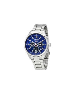 Seiko 银色精工手表 - SKS585P1（蓝色表盘）
