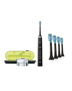 Philips 飞利浦钻石亮白电动牙刷带4个刷头 - 酷朗黑 HX9044/27