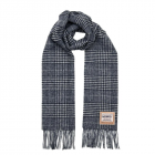 Heritage Traditions 蓝色羊毛格子围巾