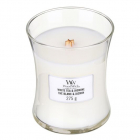 WoodWick 香薰蜡烛中号 白茶和茉莉花 275g