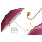 Pasotti 葩莎帝 红色星点伞面 施华洛世奇手柄 晴雨两用伞