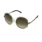 Chloé 蔻依 Isidora Gold Khaki 女士太阳镜 CE122S 750