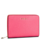 Furla 芙拉巴比伦粉色拉链钱包