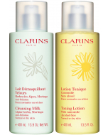 Clarins娇韵诗  基础清洁系列温和化妆水套装两件套 - 400ml