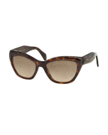 普拉达 Prada 'Poeme' Cateye 太阳镜 - Tortoiseshell