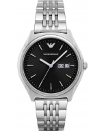 安普里奥 阿玛尼 Emporio Armani Unisex Bracelet Watch 中性 手表 - Silver/Black Dial