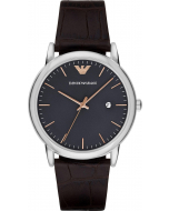 安普里奥 阿玛尼 Emporio Armani Luigi Grey Dial Men's Watch 男士 手表 - Brown/Grey