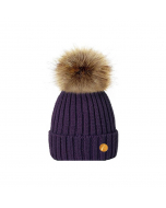 Hortons England  毛球帽 紫色 Hortons England Meribel PomPom Hat - Purple