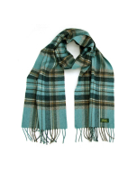  Glencroft 英伦 100%纯羊毛 羊绒 围巾 浅蓝色 格子款 Glencroft 100% Premium Cashmere Scarf - Pastel Blue