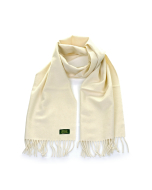  Glencroft  英伦 高级 100%羊毛 羊绒  纯色 奶油色 围巾 Glencroft 100% Cashmere Premium Scarf - Cream