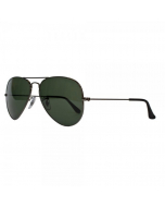 Ray-Ban Aviator Sunglasses - Black, Medium Lenses