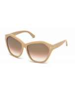 Tom Ford 'Angelina' Sunglasses in Cream