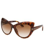 Tom Ford 'Bardot' Sunglasses in Havana Print