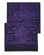 范思哲 Versace 百分百纯羊毛 围巾 紫色