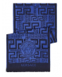 范思哲 Versace  百分百纯羊毛 围巾 蓝色