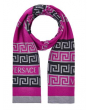 范思哲 Versace 羊毛 围巾 粉色