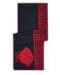 范思哲 Versace 羊毛 围巾 红色