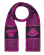 范思哲 Versace 羊毛 围巾 粉色