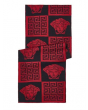 范思哲 Versace 羊毛 围巾 红色