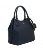 普拉达 Prada Vitello Daino Leather Convertible Bag 斜挎包 - Black