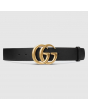 Gucci 古驰 闪亮双G带扣皮革腰带(Size 100)