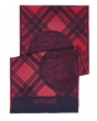 范思哲 Versace 百分百纯羊毛 围巾 红色