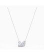 Swarovski 施华洛世奇DANCING SWAN 项链 白色 镀铑