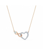 Swarovski 施华洛世奇Infinity Heart 项链 白色 多种金属润饰