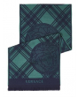 范思哲 Versace 百分百纯羊毛 围巾 绿色