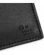 Gucci 古驰黑色Microguccissima真皮钱包