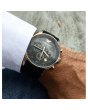 EmporioArmani 阿玛尼 男士玫瑰金黑色手表 AR5905