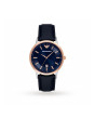 安普里奥 阿玛尼 Emporio Armani Men's Leather Strap Watch 男士 手表 - Navy