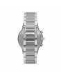安普里奥 阿玛尼 Emporio Armani Men's Silver Watch 男士 银色 手表 - Silver/Midnight Blue