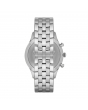 安普里奥 阿玛尼 Emporio Armani Black Dial Mens 'Chronograph' Watch 男士 手表 - Silver