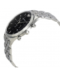 安普里奥 阿玛尼 Emporio Armani Black Dial Mens 'Chronograph' Watch 男士 手表 - Silver