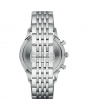 安普里奥 阿玛尼 Emporio Armani Men's 'Chronograph' Watch 男士 手表 - Silver/Black Dial