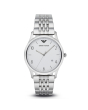 安普里奥 阿玛尼 Emporio Armani Men's 'Chronograph' Watch 男士 手表 - Silver/White Dial