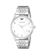 安普里奥 阿玛尼 Emporio Armani Men's 'Chronograph' Watch 男士 手表 - Silver/White Dial