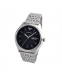 安普里奥 阿玛尼 Emporio Armani Unisex Bracelet Watch 中性 手表 - Silver/Black Dial