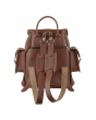 Grafea Leather Backpack - Chocolate Brown