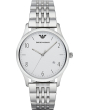 安普里奥 阿玛尼 Emporio Armani Men's 'Chronograph' Watch 男士 手表 - Silver/White Dial