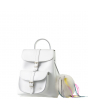 Grafea 'Flash' Leather Rucksack - White