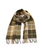  Glencroft  英伦 高级 100%羊毛 羊绒  灰色驼色 格子 围巾 Glencroft 100% Cashmere Premium Scarf - Yorkshire Dale (Lime/Camel)