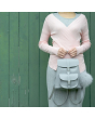 Grafea Leather Backpack 'Michelle' - Grey
