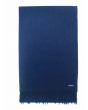 Hortons England 奥斯卡 羊毛围巾 深蓝色 Hortons England 100% Lambswool 'Oscar' Scarf - Navy